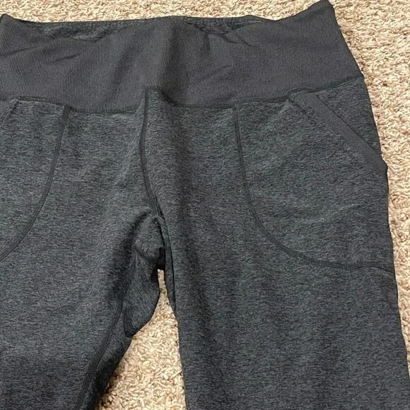 Zella Women's Stretchy Knit Jogger Pant, Heather Black/Gray, Size XL - Picture 6 of 6